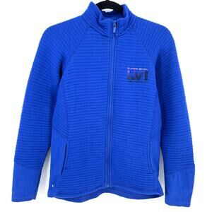 Antigua Super Bowl LVI Los Angeles Embroidered Jacket Women Sz S Bengals Rams